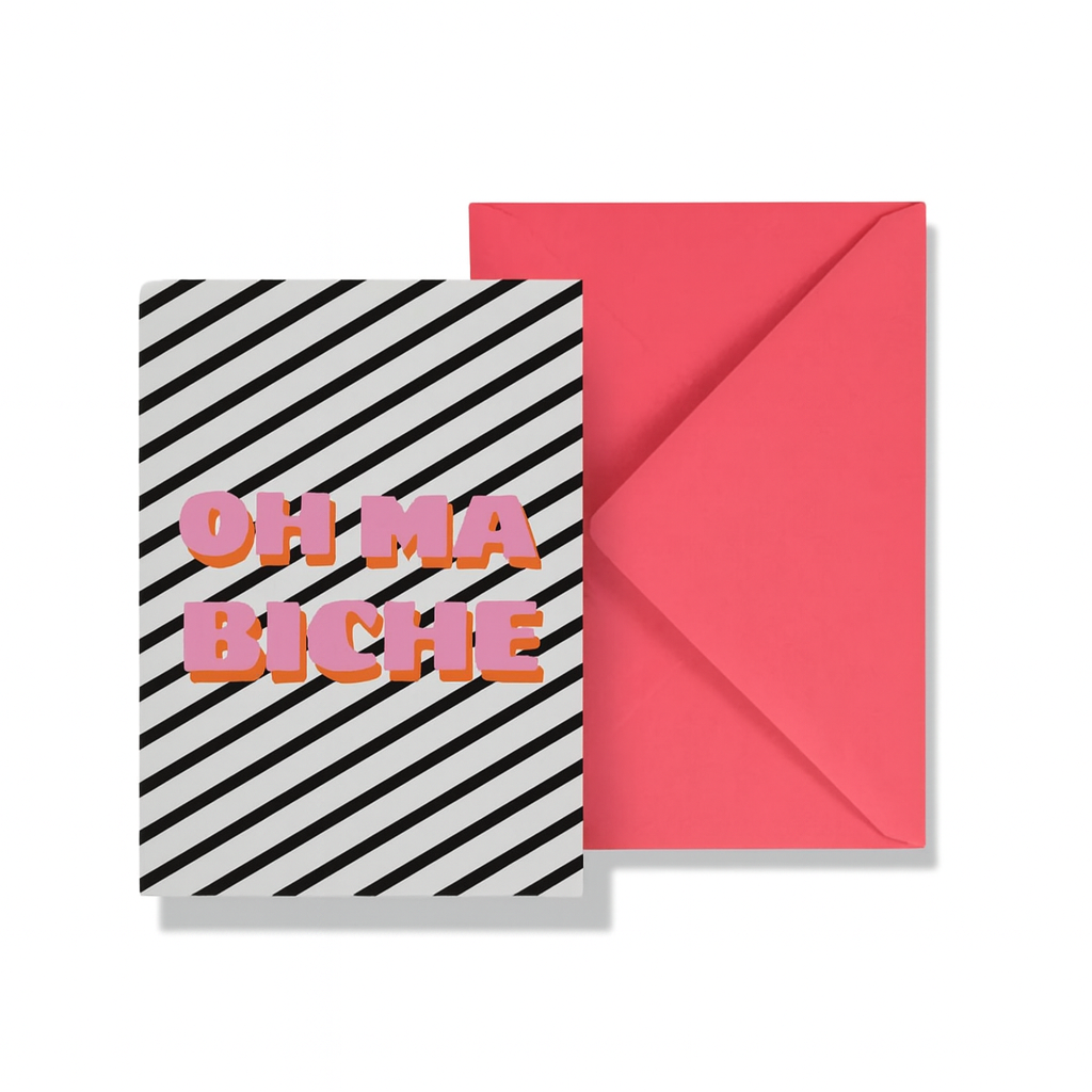 CARTE OH MA BICHE